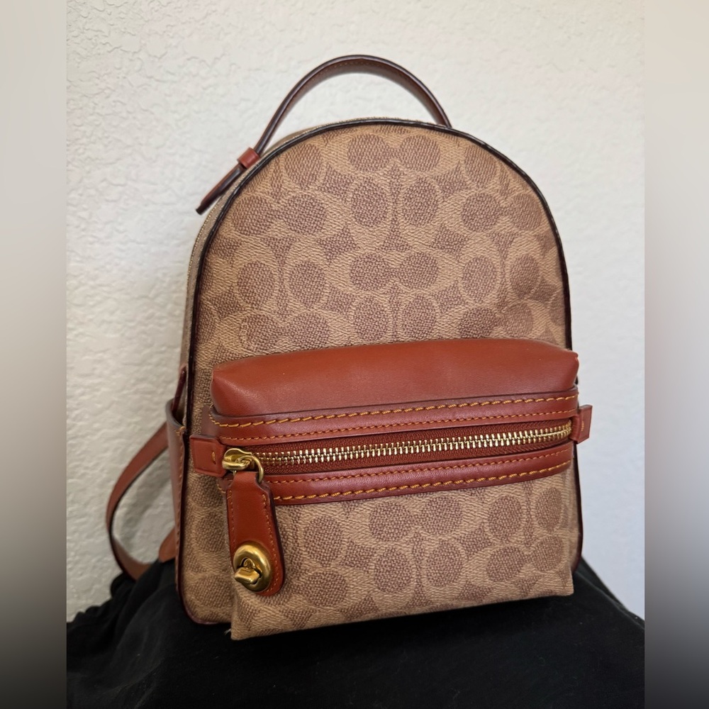 Authentic Coach Mini Campus 23 Backpack - image 1